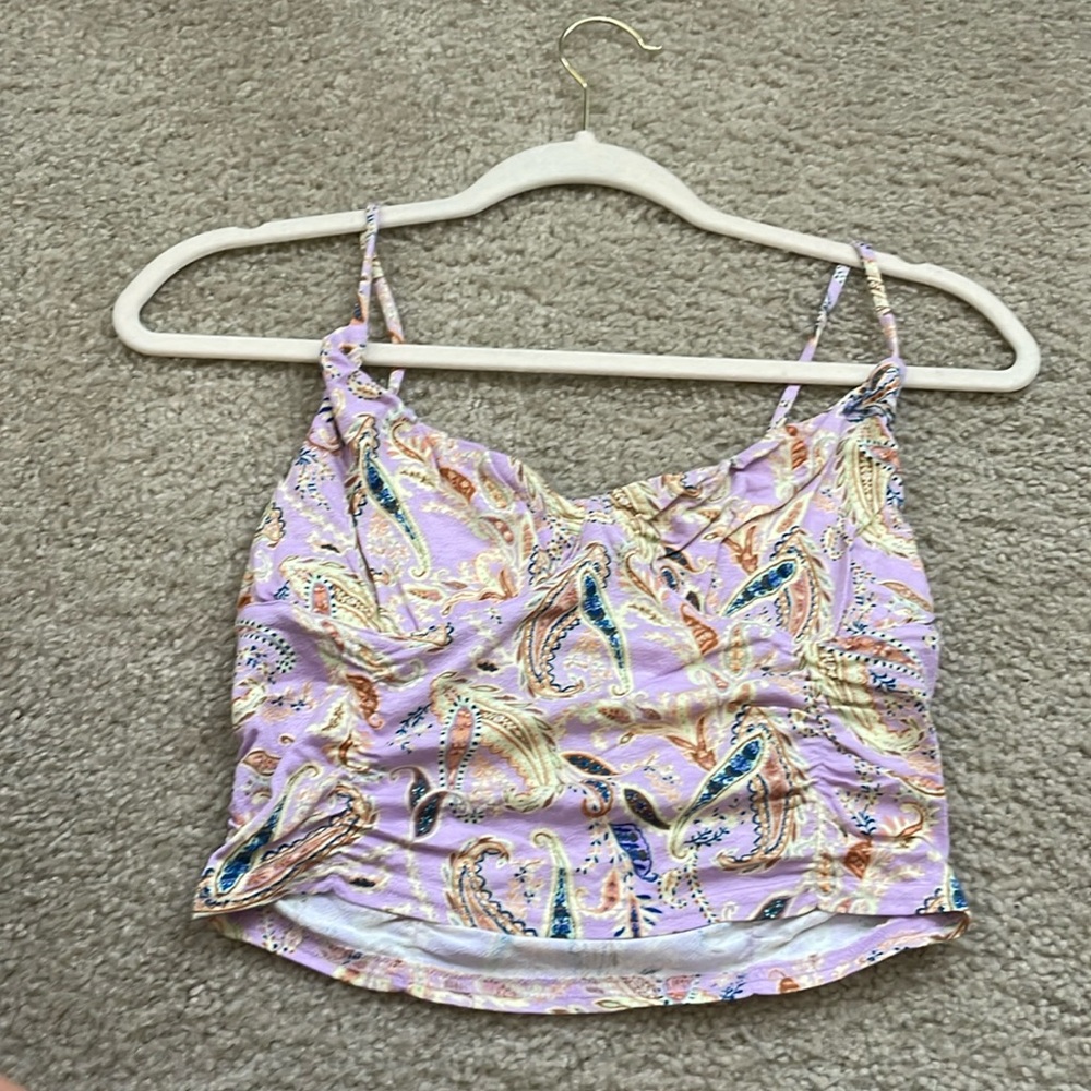Floral summer tank top